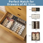 Drawer Organizer Supplier - 4pcs Set Closet Organizer