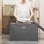 Storage Bins Supplier - Cotton Linen Fabric Stackable