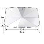 Retractable Umbrella Factory - New Car Windshield Sunshade