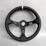 Racing Wheel Manufacturer - 13-inch Genuine Leather 3 Spoke