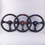 Racing Wheel Manufacturer - 13-inch Genuine Leather 3 Spoke