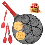 Induction Pan Factory - Household Non-stick Smiley Face Waffle Pan