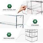 Cosmetic Storage Box Manufacturer - Multi-Size Space-Saving Stackable Clear