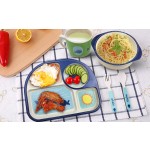 Kids Tableware Manufacturer - Natural Bamboo Fiber Cute Whale Shape Cutlery