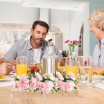 Flower Vase Factory - Clear Acrylic Rectangular Decorative Planter Pot