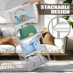 Acrylic Shoe Box Factory - Folding Side Opening Clear Plastic Display