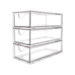 Cosmetic Storage Box Manufacturer - Multi-Size Space-Saving Stackable Clear