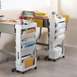 Storage Bookself Manufacturer - 5 Tier Multifunctional Portable Removable Plastic