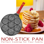 Pancake Maker Factory - Non-Stick 7-Cup Animal Blini 10 Inch