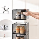 Acrylic Shoe Box Factory - Single Door Dustproof Clear Storage Container