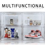 Shoe Box Organizer Factory - USA Hot Sell Transparent Drop Front Plastic