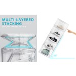 Shoe Box Organizer Factory - USA Hot Sell Transparent Drop Front Plastic