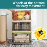 Folding Storage Box Factory - AMZ Hot Five Door Open Large Capacity Plastic