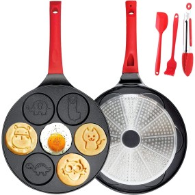 Induction Pan Factory - Household Non-stick Smiley Face Waffle Pan