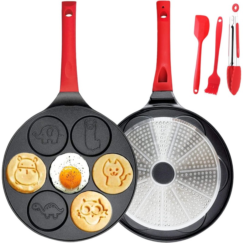 Induction Pan Factory - Household Non-stick Smiley Face Waffle Pan