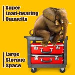 Hand Truck Manufacturer - Four Wheels Green Industrial Plastic Trolley