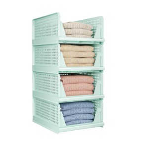 Storage Basket Factory - Stackable Folding Collapsible Drawer Type Container