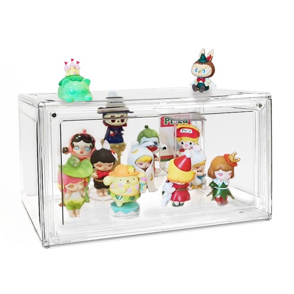 Display Racks Factory - Transparent Stackable Magnetic Storage Container