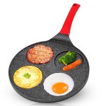 Egg Frying Pan Factory - USA Stock Mini Pancake Non Stick 4 Hole