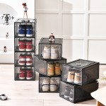 Acrylic Shoe Box Factory - Single Door Dustproof Clear Storage Container