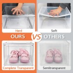 Acrylic Shoe Box Factory - OEM Hot Selling Transparent Detachable Stackable