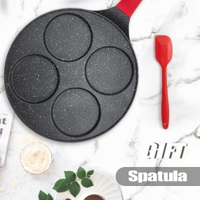 Pancake Pan Manufacturer - Kitchen 4-hole Non Stick Omelette Aluminum