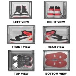 Sneaker Storage Box Manufacturer - 10 Pack Stackable Front Magnetic Door