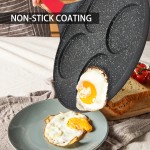 Egg Frying Pan Factory - USA Stock Mini Pancake Non Stick 4 Hole
