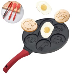 Pancake Maker Factory - Non-Stick 7-Cup Animal Blini 10 Inch