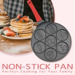 Pancake Maker Factory - Non-Stick 7-Cup Animal Blini 10 Inch