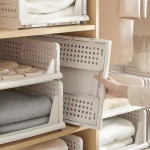 Wardrobe Organizer Manufacturer - Modern Stackable Foldable Clothes Storage Rack
