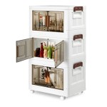 Plastic Storage Box Manufacturer - Wholesale Foldable Double Door Open PP