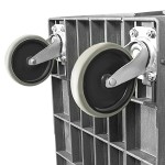 Utility Cart Factory - Office School Mail Room Plastic Shelves Cart