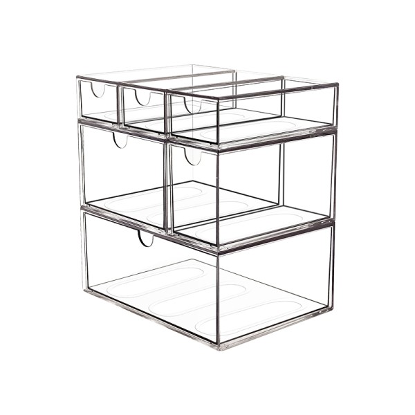 Desktop Organizer Factory - Modern Multi-Functional Transparent Jewelry Display