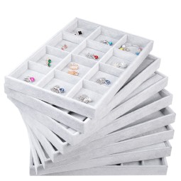 Jewelry Tray Factory - High Quality Velvet Bracelet Ring Earring Plate