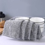 Dishcloth Manufacturer - Thick Bamboo Charcoal Fiber Kitchen Grease Remover