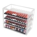 Storage Box Manufacturer - Acrylic Clear 4 Drawers Cosmetics Organizer