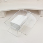 Tissue Box Cover Factory - Acrylic Clear Rectangular Napkin Holder Case
