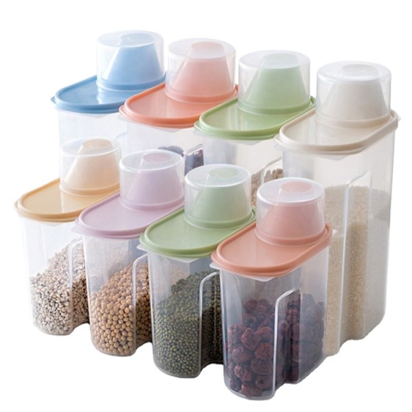 Storage Container Factory - Kitchen Food Waterproof With Measuring Cup