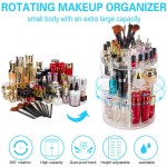 Makeup Organizer Manufacturer - 360 Degree Rotation Transparent Dressing Table