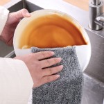 Dishcloth Manufacturer - Thick Bamboo Charcoal Fiber Kitchen Grease Remover
