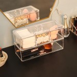 Makeup Organizer Factory - Acrylic 2 Drawer Cosmetic Storage Case