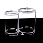Cotton Ball Holder Manufacturer - Acrylic Round Container Pad Storage Case