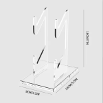 Game Controller Holder Manufacturer - Universal Clear Acrylic Dual Console Stand