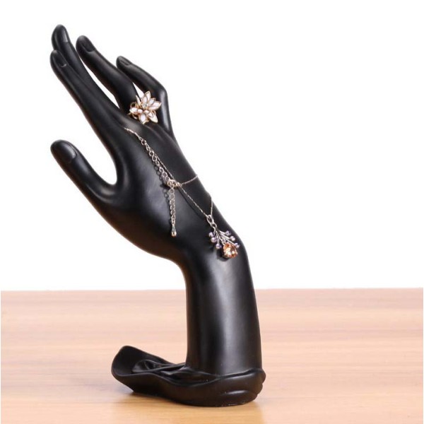 Hand Jewelry Stand Factory - Black Velvet Model Bracelet Hanging Organizer