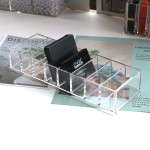 Cosmetics Storage Box Factory - Clear Plastic 8 Slots Blush Powder Holder