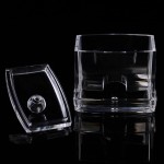 Cotton Swab Holder Factory - Creative Clear Acrylic Makeup Organizer Case