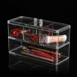 Makeup Organizer Factory - Acrylic 2 Drawer Cosmetic Storage Case