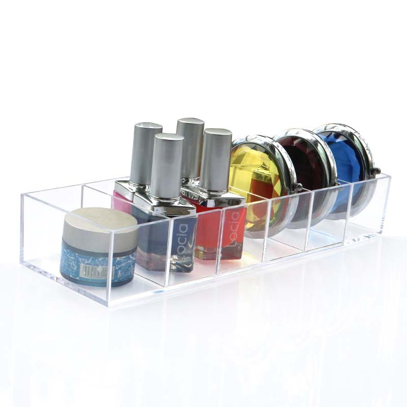Makeup Storage Box Factory - Acrylic 6 Grid Removable Air Cushion Box