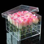 Flower Box Factory - 16 Slots Acrylic Rose Holder Customized Design